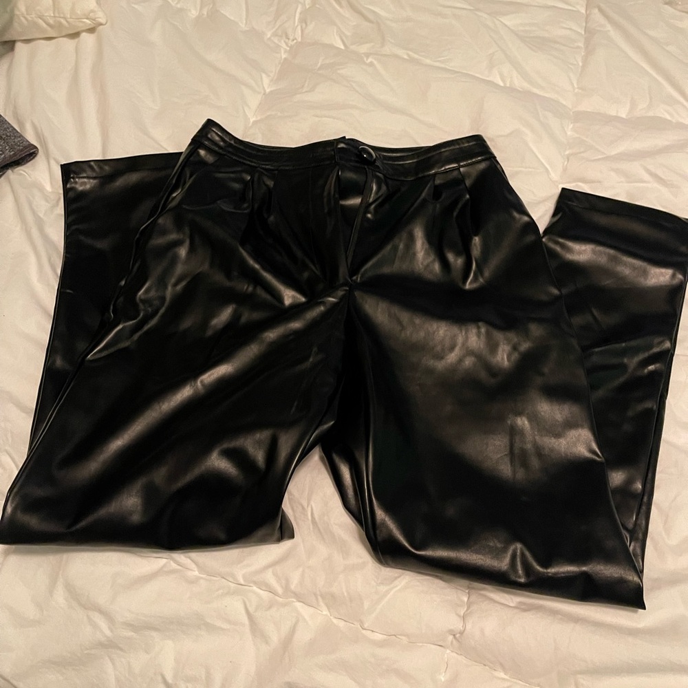 Princess Polly leather pants